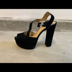 Michael Kors Black High Heel Shoes